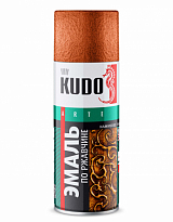 KUDO KU-3007 Эмаль молотковая по ржавчине медная 520мл 1/6шт